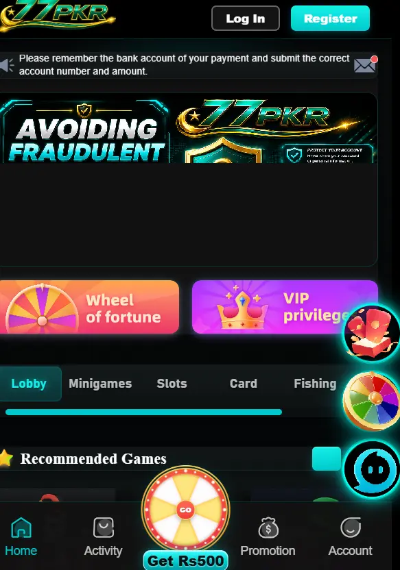 77PKR Game