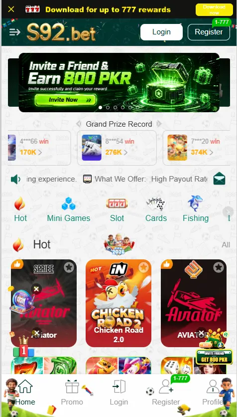 S92 Bet Game