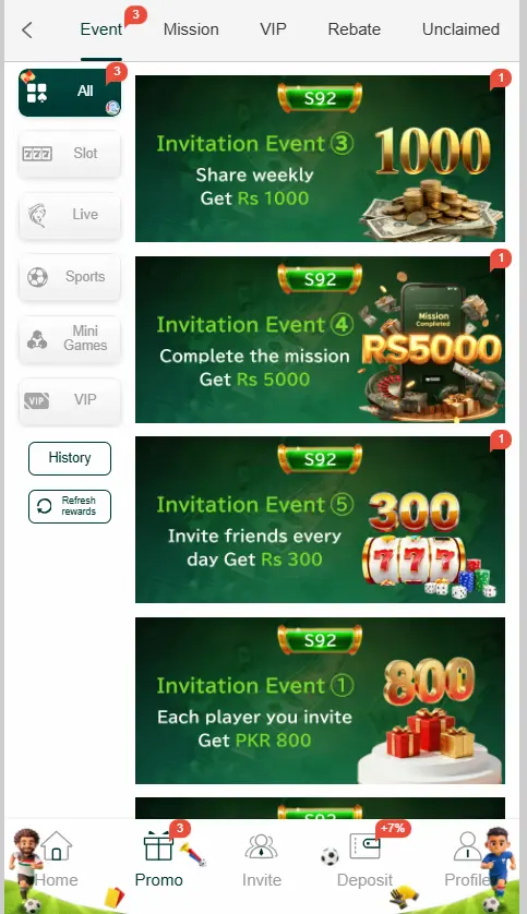 S92 Bet Game